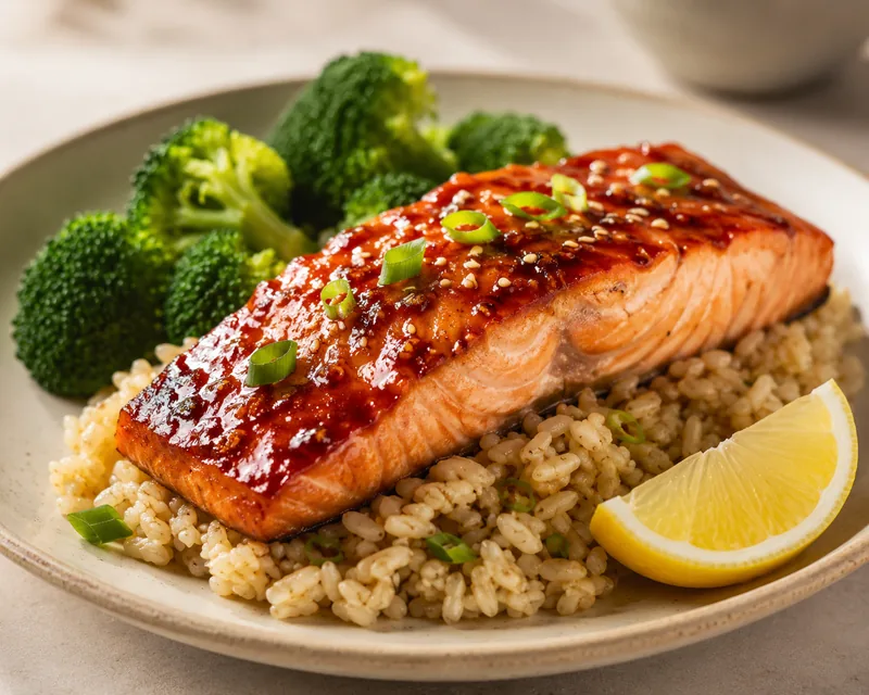 Teriyaki-Lemon Grilled Salmon